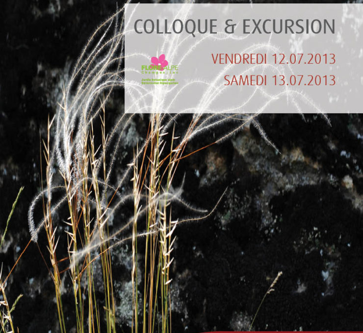 2013 – Colloque & Excursion « Trésors de la steppe valaisanne »