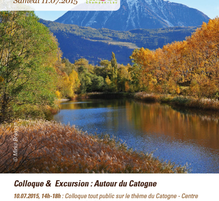 2015 – Colloque & Excursion « Autour du Catogne »